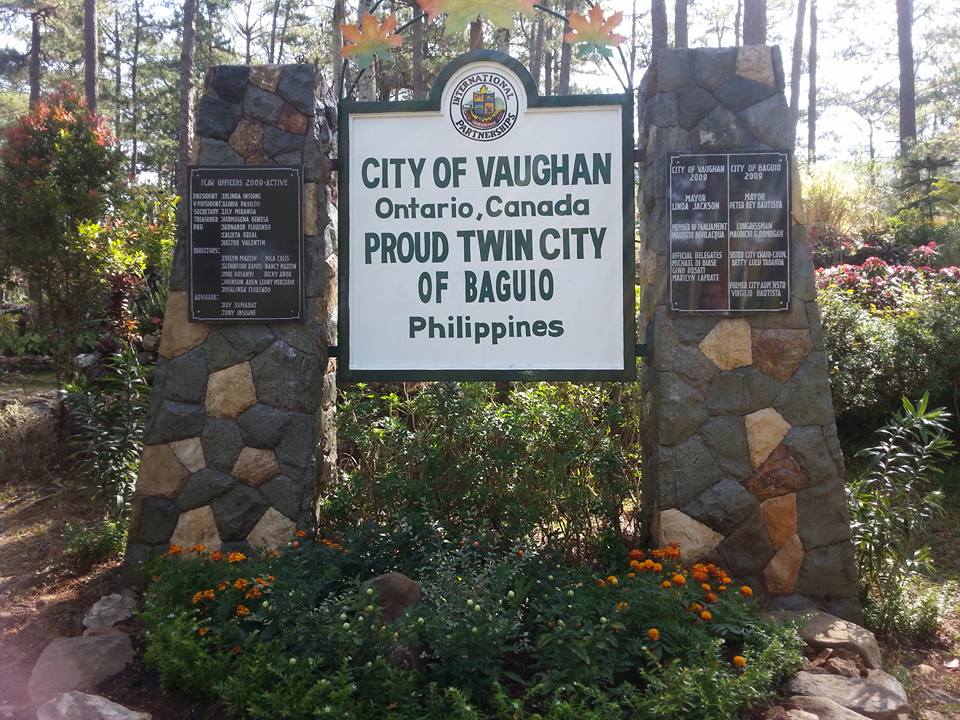 Twin City marker, Baguio City, Phil.